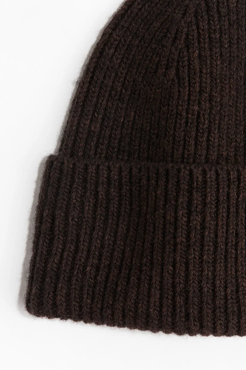 H&M Rib-knit wool-blend hat