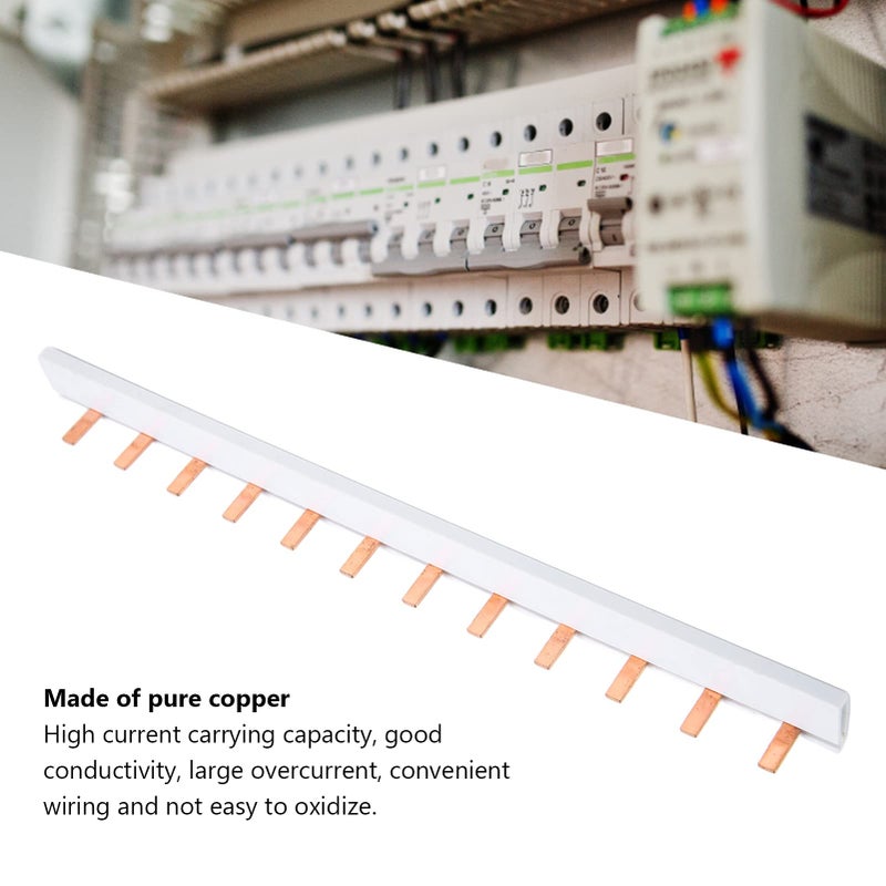12 Way Copper Busbar PVC Circuit Breaker Power Distribution Terminal Block - Image 3