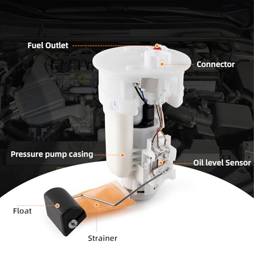 DIRBOERF Electric Fuel Pump Module Assembly Compatible with Toyota Camry 2.4L 3.0L 2002-2006 Replaces SP9158M 77020-33210 77020-33110 - Image 3