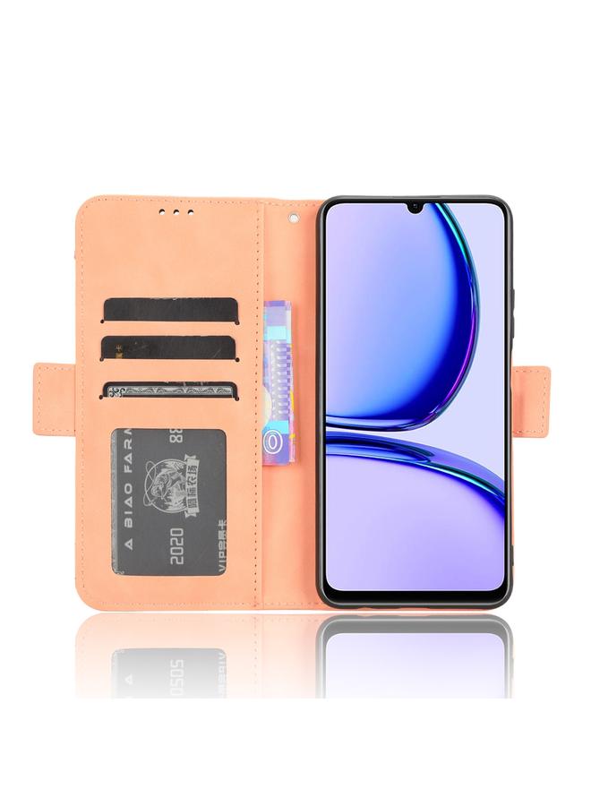 اس-توب جراب لهاتف Realme C53 / Narzo N53 4G مصنوع من الجلد وملمس جلد العجل وفتحات للبطاقات - Image 5