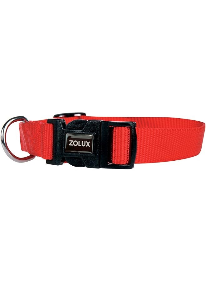 Adjustable Nylon Collar For Dogs Plain Colours Red Width 20Mm Neck Size 35Cm To 44Cm - pzsku/ZF5D7ECC3C1E6878CC790Z/45/_/1722832970/9f08b0d6-4a2e-4c21-a5fd-8aadf0bada1d