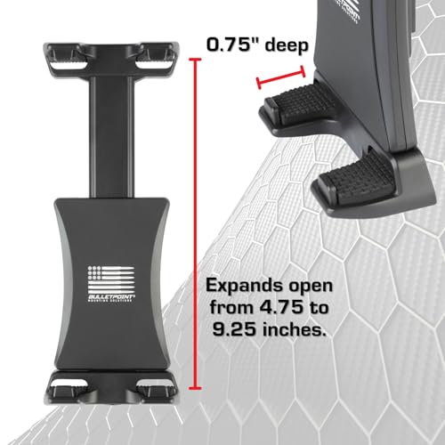 Bulletpoint Mounting Solutions Universal Tablet Mount for Truck Compatible with Apple iPad Samsung Tablets 20mm Integrated Ball - Image 3