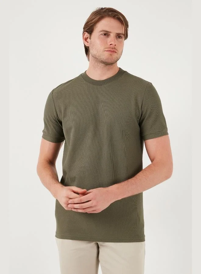 Buratti  Buratti Cotton Regular Fit Crew Neck Basic T Shirt Men's T SHIRT 5902387 for Men | Best Price UAE