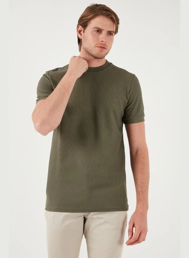 Buratti  Buratti Cotton Regular Fit Crew Neck Basic T Shirt Men's T SHIRT 5902387 for Men | Best Price UAE