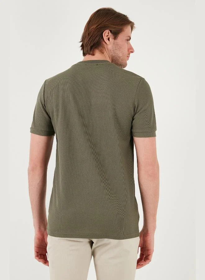 Buratti  Buratti Cotton Regular Fit Crew Neck Basic T Shirt Men's T SHIRT 5902387 for Men | Best Price UAE