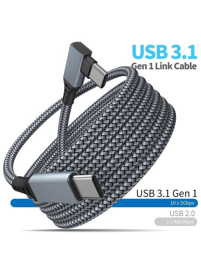 VR Link Cable High-Speed Data Transfer Cable Suitable For Virtual Reality Headset Gaming Connection PC