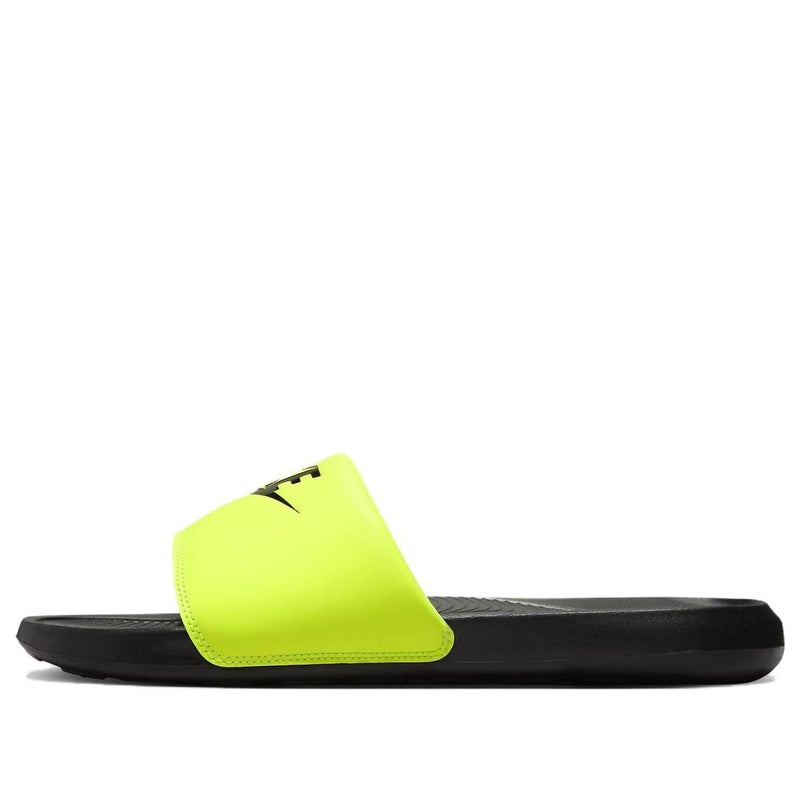 Nike Victori One Slides 'Yellow Black' - Image 1