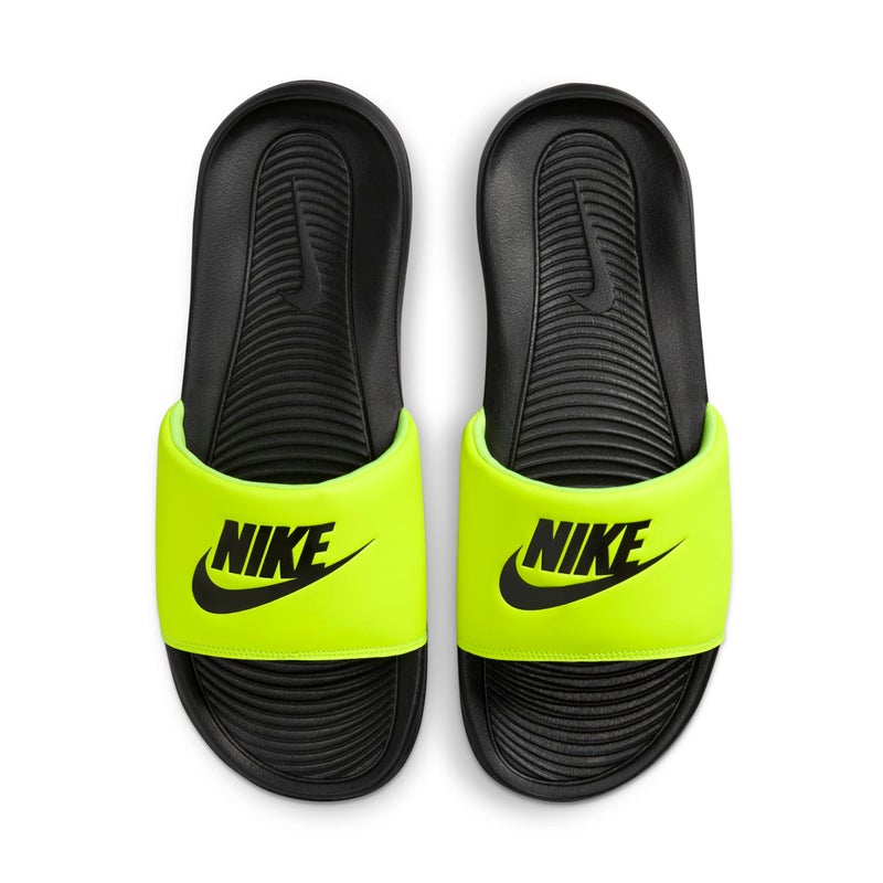 Nike Victori One Slides 'Yellow Black' - Image 4