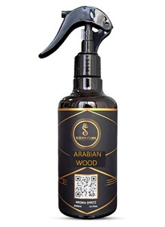 Scenta Flora Arabian Wood Aroma Spritz 300ml | Ready-to-Use Long-Lasting Oil Based Air Freshener for Cars, Carpets, Curtains, Rooms, Washrooms and Fabrics  - Image 1