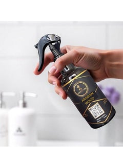 Scenta Flora Arabian Wood Aroma Spritz 300ml | Ready-to-Use Long-Lasting Oil Based Air Freshener for Cars, Carpets, Curtains, Rooms, Washrooms and Fabrics  - Image 3