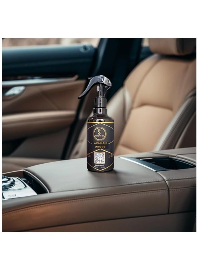 Scenta Flora Arabian Wood Aroma Spritz 300ml | Ready-to-Use Long-Lasting Oil Based Air Freshener for Cars, Carpets, Curtains, Rooms, Washrooms and Fabrics - Image 5