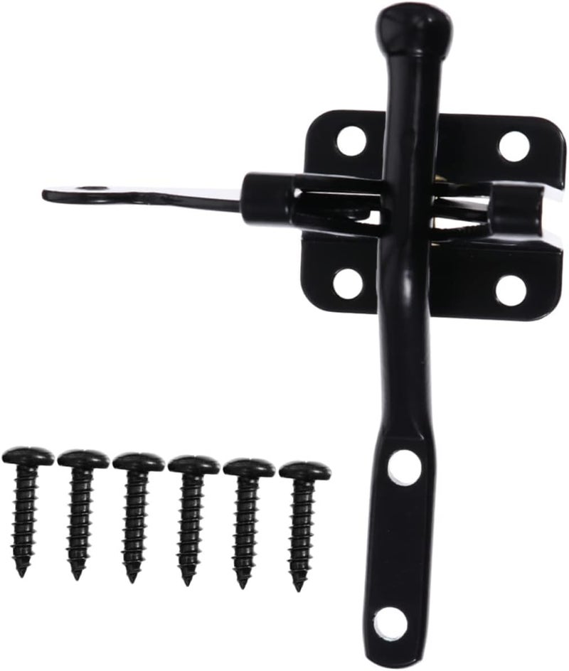 LIFKOME Heavy Duty Double Gate Latch Automatic for Fences Secure Pool and Garden Access Easy to Operate Thick Construction - Image 1