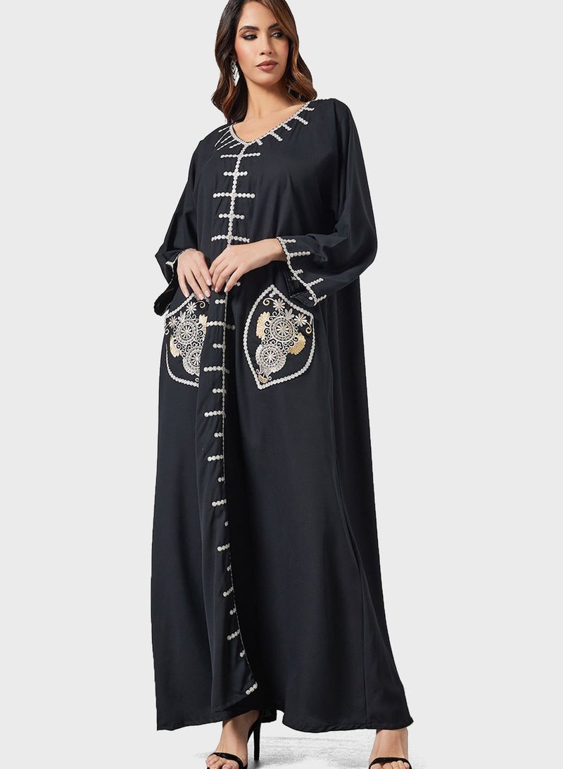 كوكو ديزيرت عباية مزينة - Image 4