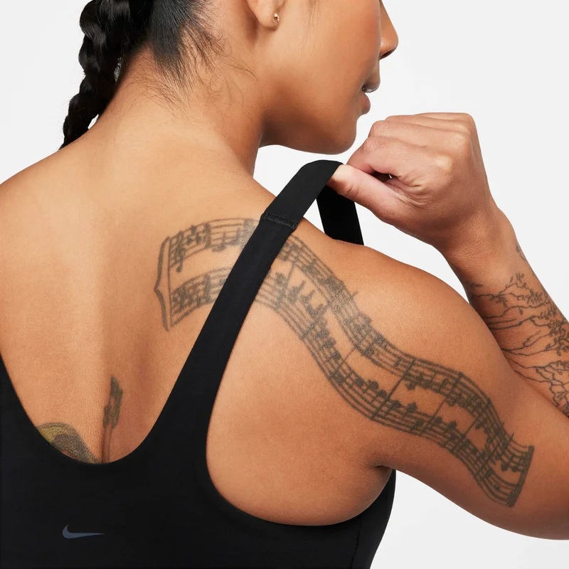 Nike Black Women's Alate Medium-Support Training Sports Bra for Women | Best Price UAE