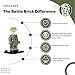Battle Brick 16 Inches Tall Collectible Marine Woodland MARPAT Duty Uniform Genuine Military Minifig Custom Camo Printing Great Gift - Image 4