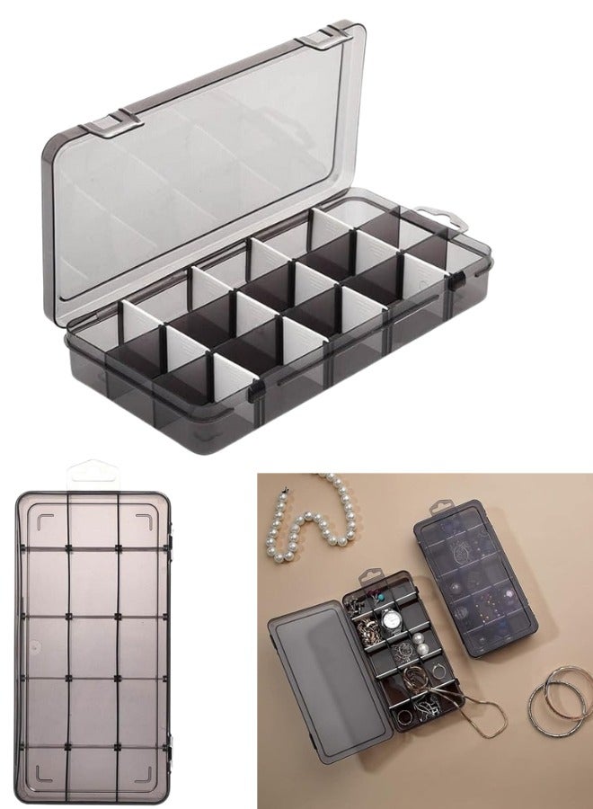 15-compartment jewelry organizer