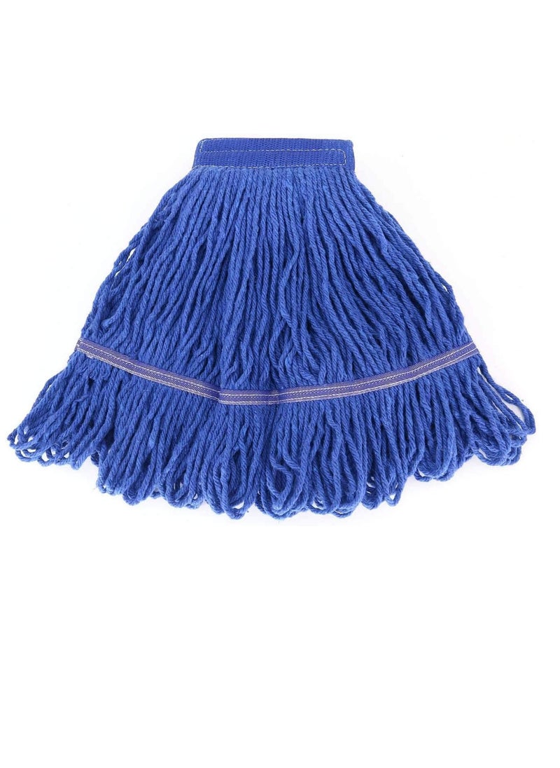 SYOSI - Ocedar Sponge Mop Refill Loop-End Cotton String Mop Head, Heavy Duty String Mop Refills, 6 Inch Headband, Mop Head Replacement for Home, Industrial and Commercial Use (Blue) - Image 1