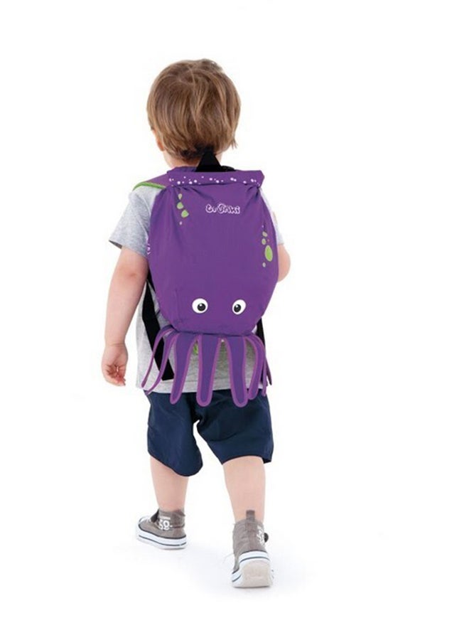 Trunki PaddlePak Coral Tropical Fish Pink Waterproof Swim Backpack for Kids, Roll-Top Beach and Pool Bag with Water-Resistant Storage - Image 5