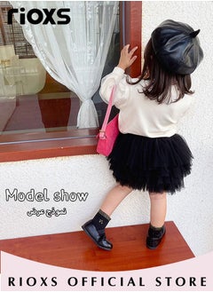 RIOXS Little Girls Tutu Skirt A-Line Layered Tulle Princess Dresses Dance Wear Clothes For Girls  - Image 5
