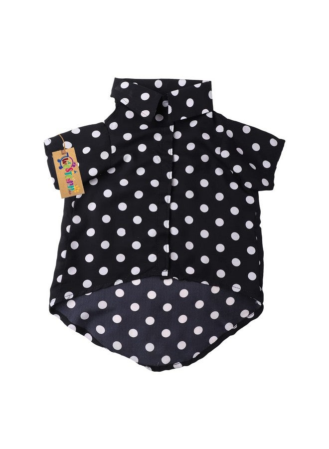 Western Era Super Soft Trendy Printed Shirt, Ultra Comfort Dog Apparel, Cotton Printed Breathable Basic Vest Dog Shirt, Cute Lightweight Thin Shirt For Your Furries (Medium - 16 Inch) (Polka Black) - Image 5
