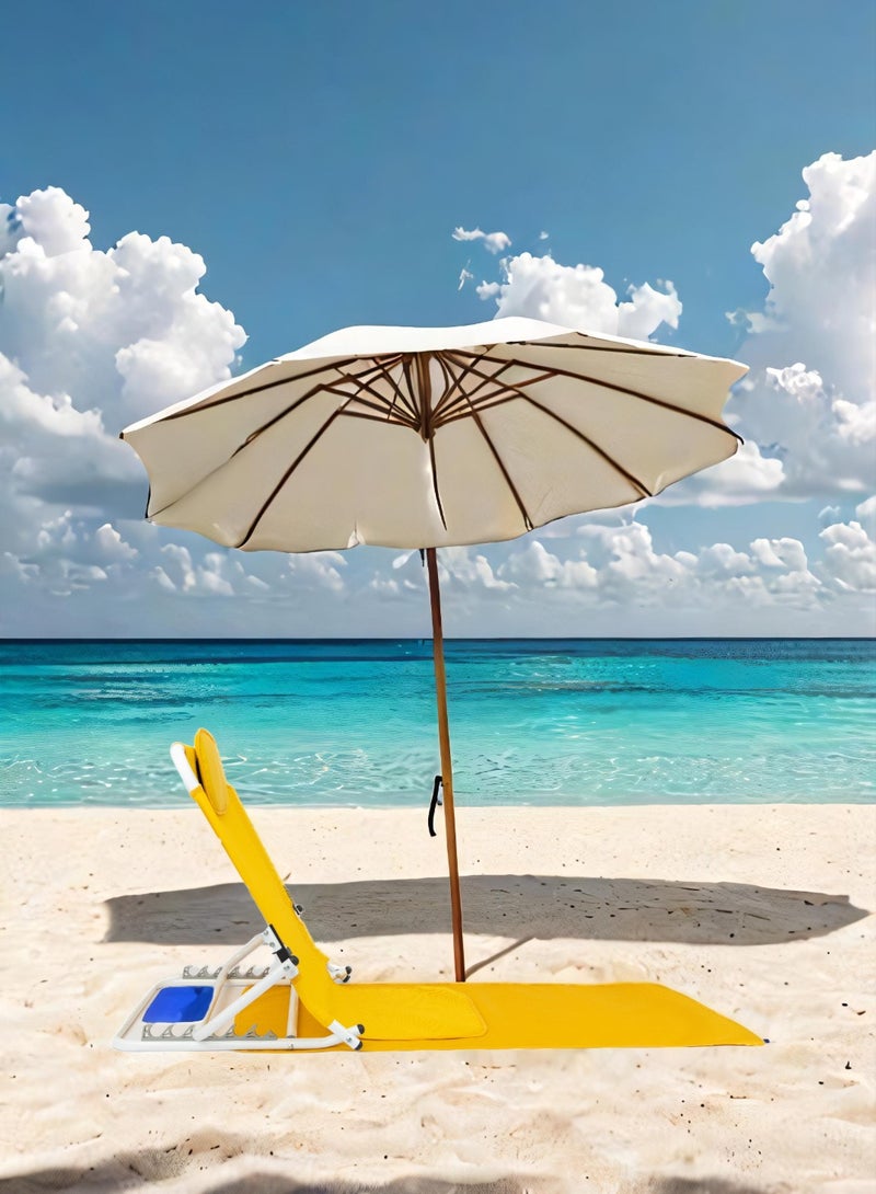 Generic Portable Chaise Longue (Ground Beach Chair) - Image 1