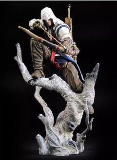 Assassin's Creed 3 Ubisoft, free version of Connor, archery shape, box, figure, model ornament, gift for fans and friends (26cm)