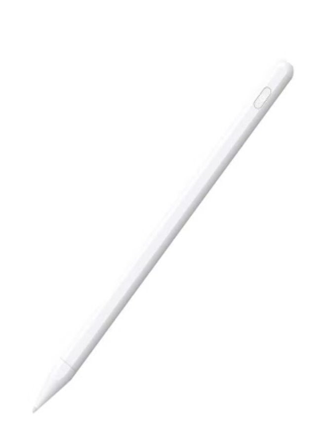 قلم ستايلس لجهاز iPad مزود بتقنية رفض راحة اليد باللون الأبيض - Image 1