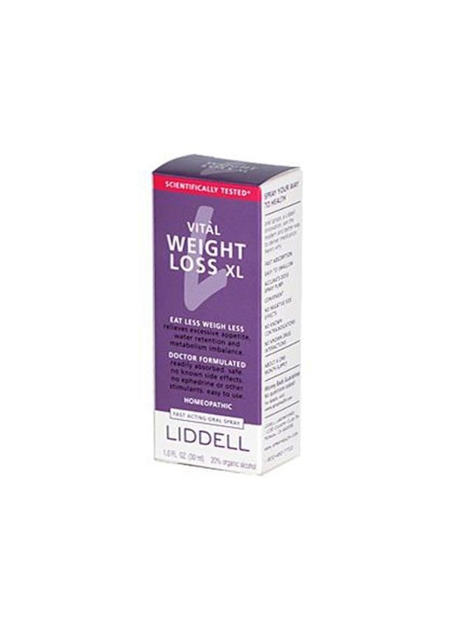 Liddell VITL Weight Loss XL Liddell Homeopathic 1 oz Liquid