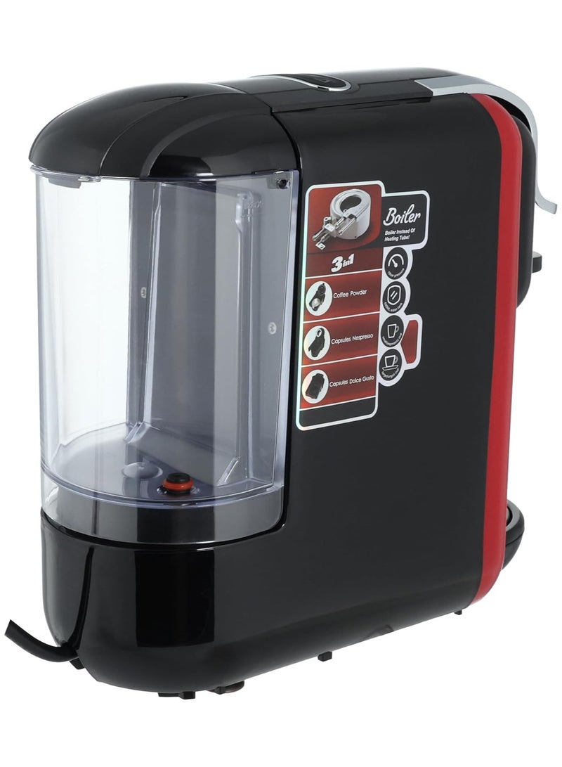 Sonifer SF-3547 Coffee Maker AC 220-240 V~ 50/60 Hz 1450W 0.8 kg 1450 W SF-3547 red & black - Image 3