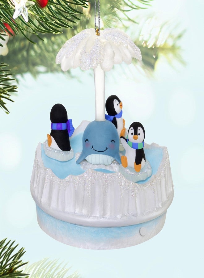 Hallmark Keepsake Christmas Ornament 2025, Playful Penguins Musical with Light and Motion - Image 3