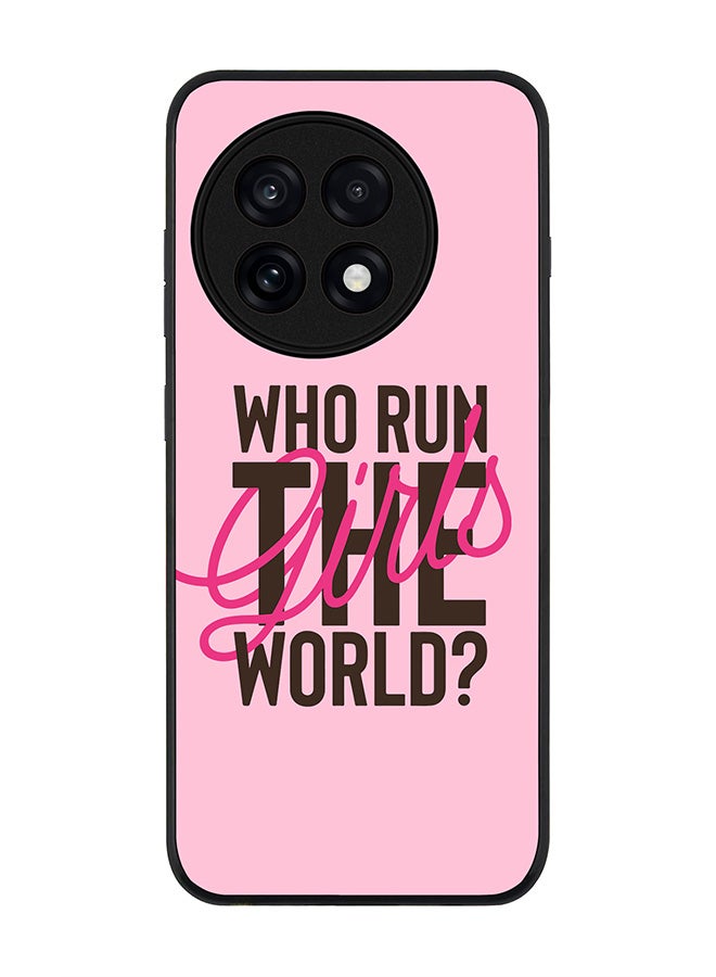 For OnePlus 13R / Ace 5 Pro Case,Slim fit Camera Protection, Shockproof Thin Phone cover  - Who run the world?