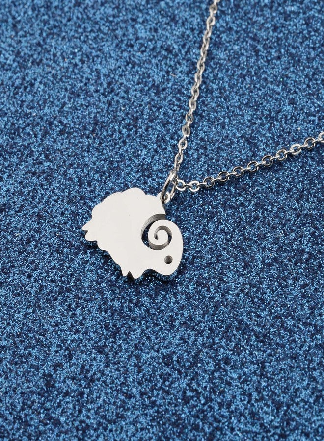 WUSUANED Cute Lamb Necklace Lamb Lover Gift Lamb Shape Jewelry Lamb Farm Animal Gifts Lamb Herder Gifts Lamb Owner Gift - Image 4