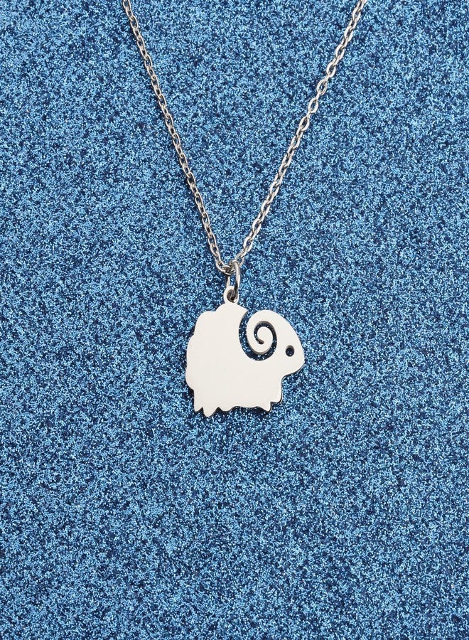 WUSUANED Cute Lamb Necklace Lamb Lover Gift Lamb Shape Jewelry Lamb Farm Animal Gifts Lamb Herder Gifts Lamb Owner Gift - Image 3