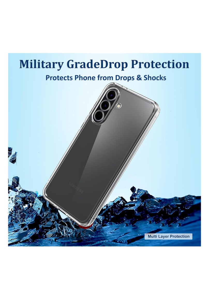 Transparent Case for Samsung Galaxy A56, Minimalist Soft Silicone Case, Shockproof, Scratch-Resistant - Image 4