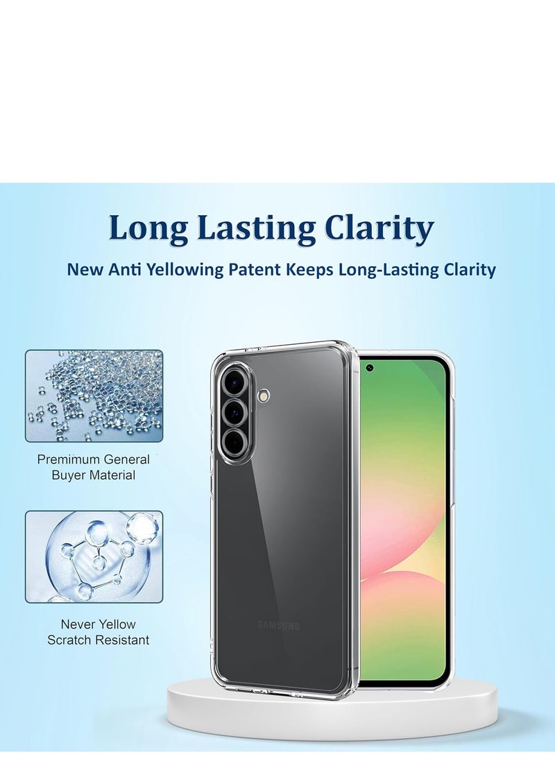 Transparent Case for Samsung Galaxy A56, Minimalist Soft Silicone Case, Shockproof, Scratch-Resistant - Image 2