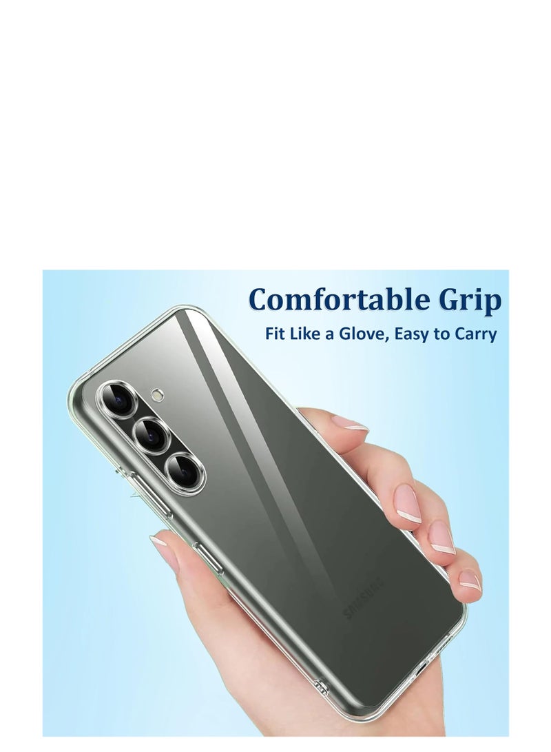 Transparent Case for Samsung Galaxy A56, Minimalist Soft Silicone Case, Shockproof, Scratch-Resistant - Image 3