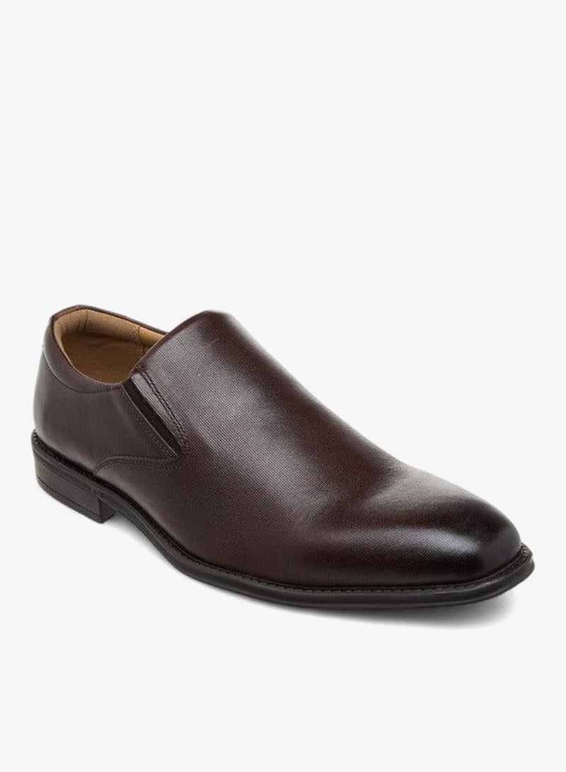 DUCHINI Men's Textured Slip-On Loafers - Image 1