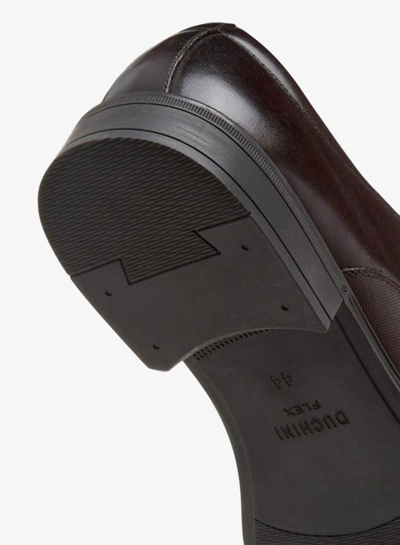 DUCHINI Men's Textured Slip-On Loafers - Image 4