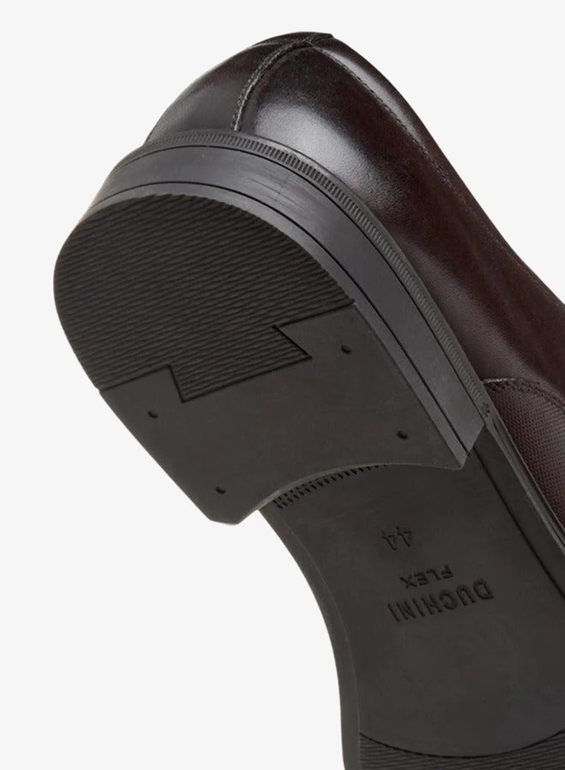 DUCHINI BROWN Men's Textured Slip-On Loafers for Men | Best Price UAE