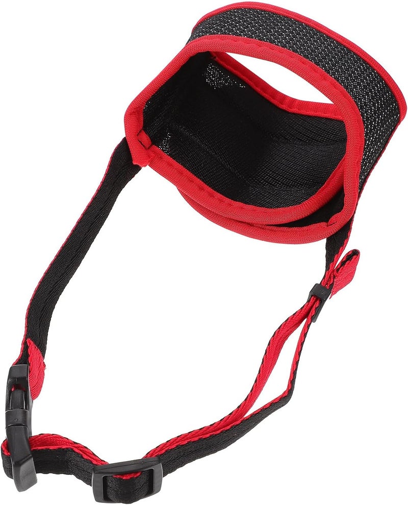 Adjustable Dog Muzzle Anti-bite Safety Mouth Cover Breathable Soft Mesh Small Size for Biting Chewing in Pets - Image 1