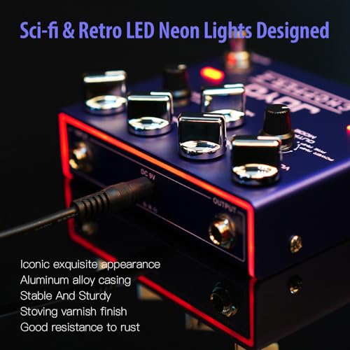 JOYO Distortion Effect Pedal Modern Metal Tone High Gain Amp Simulators All-in-one Pedal with 3 Band EQ for Electric Guitar (CHOPPER-Z R-18) - Image 5