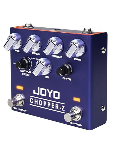 JOYO Distortion Effect Pedal Modern Metal Tone High Gain Amp Simulators All-in-one Pedal with 3 Band EQ for Electric Guitar (CHOPPER-Z R-18) - Image 1