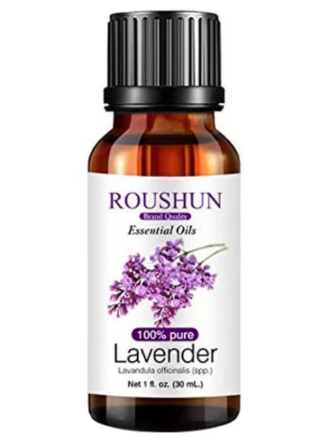 ROUSHUN 4bottles of multi-colored lavender essential oil 30 milliliters - Image 2
