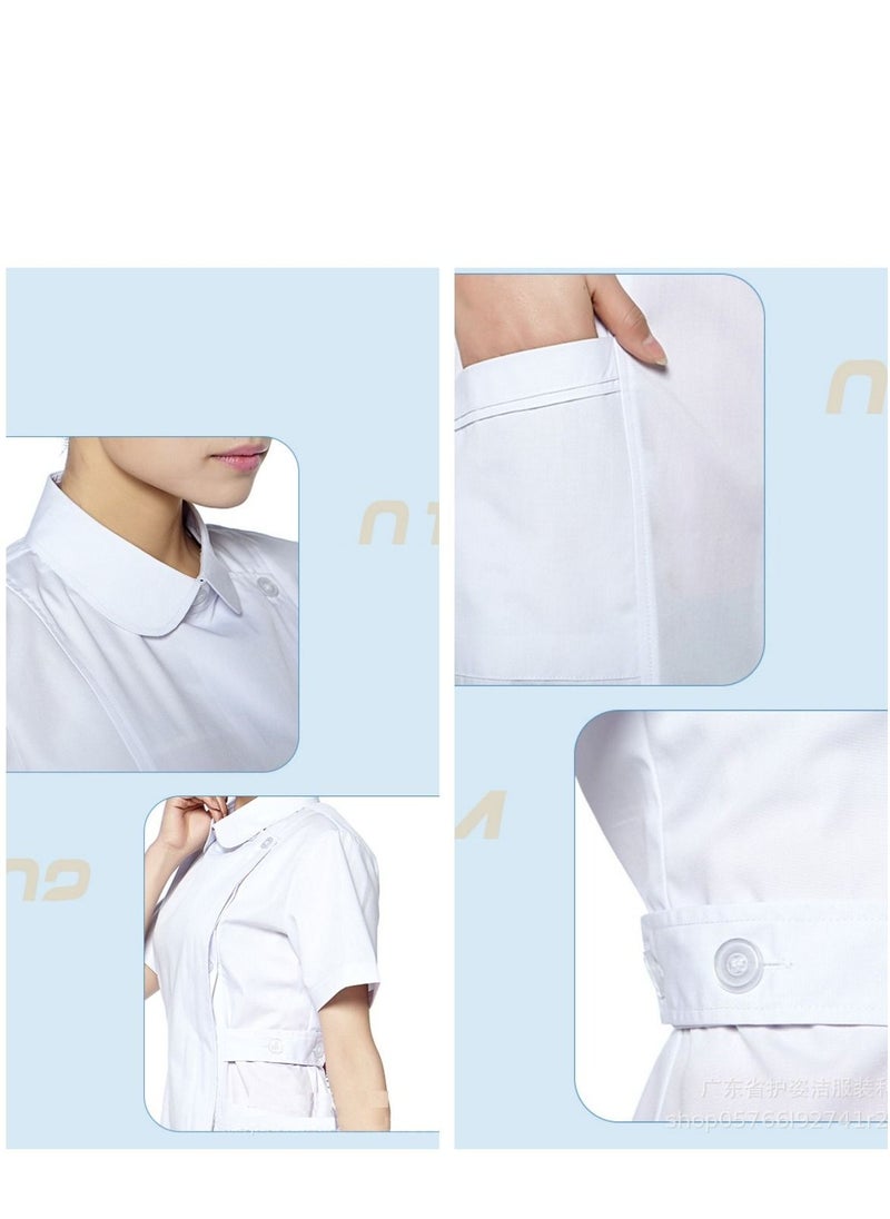 Gasin Female Nurse Uniform Short Sleeve Lapel  - Image 5