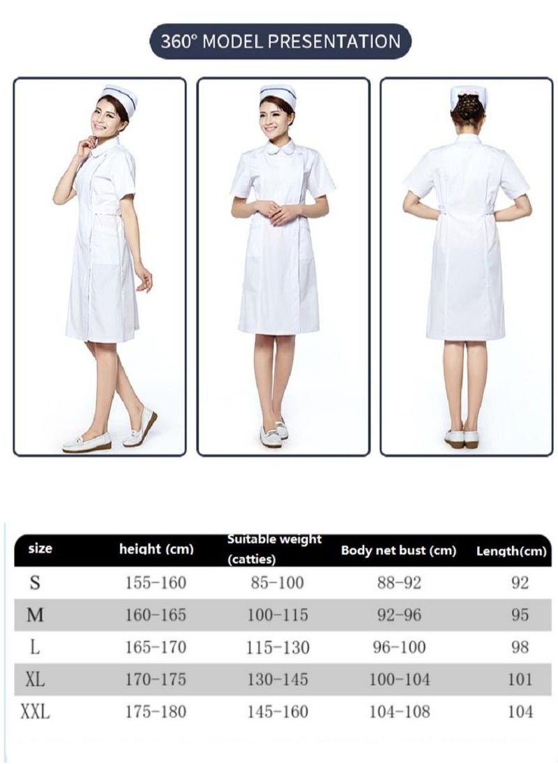 Gasin Female Nurse Uniform Short Sleeve Lapel  - Image 4