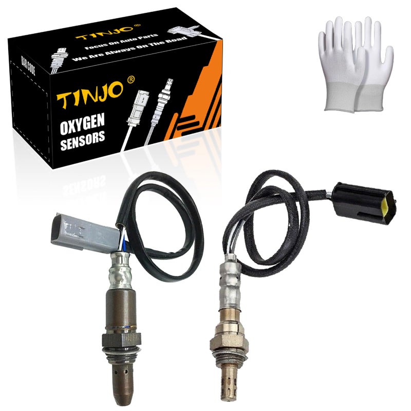 حساس أكسجين TINJO O2 25024794 بديل مسخن علوي وسفلي لنيسان ألتيما روج 25L كاليفورنيا 2008-2013 حساس أكسجين نسبة الهواء إلى الوقود يستبدل 2349036 2344381 مجموعة من 2
