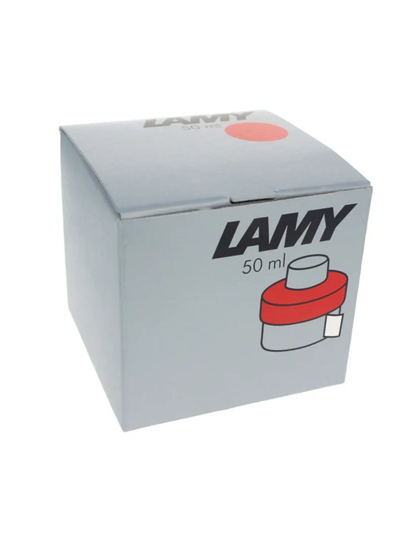 LAMY T52 Fountain Ink Pen Bottle 50ml Content Red - Image 4