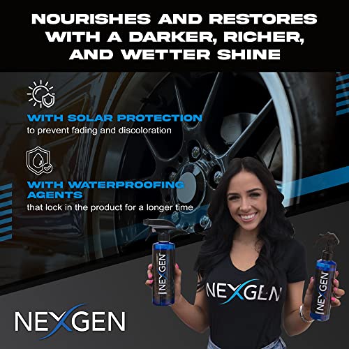 Nexgen Wet Look Tire Shine — Oil-Based Premium Dressing — High Gloss Finish and Protection for Tires - 1 Gallon - Image 4