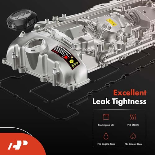 A-Premium Upgraded Aluminum N55 Engine Valve Cover Kit Compatible with 2011-2019 BMW Model - 328i 335i 435i 530i 535i 640i 740i 740Li (xDrive) X3 X5 X6, 3.0L Turbo, Replace # 11127570292 - Image 4