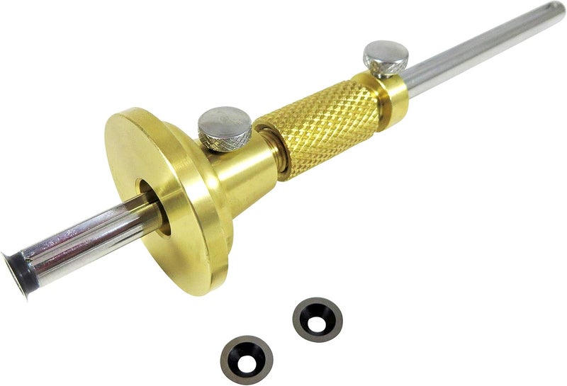 Taytools 464763 مقياس قطع دقيق من النحاس الصلب مع 2 قواطع إضافية ورأس قابل للتعديل ميكرو - Image 1